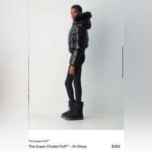Aritzia Black Bomber Jacket